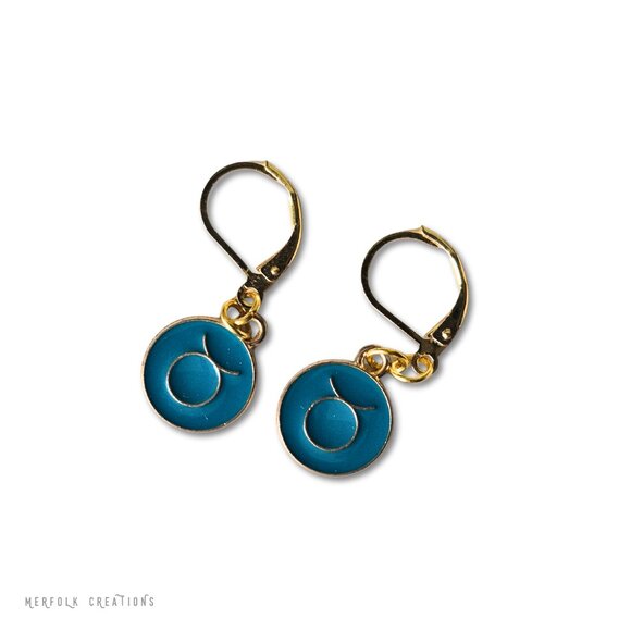 Merfolk Creations Jewelry - Dainty Astrology Sign Earrings | All Zodiac Signs